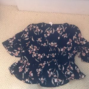 floral crop top